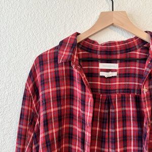 Treasure & Bond M Button Up Flannel